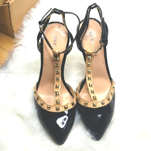 Sole Society Margie pumps Rock stud 5B - Picture 2 of 13